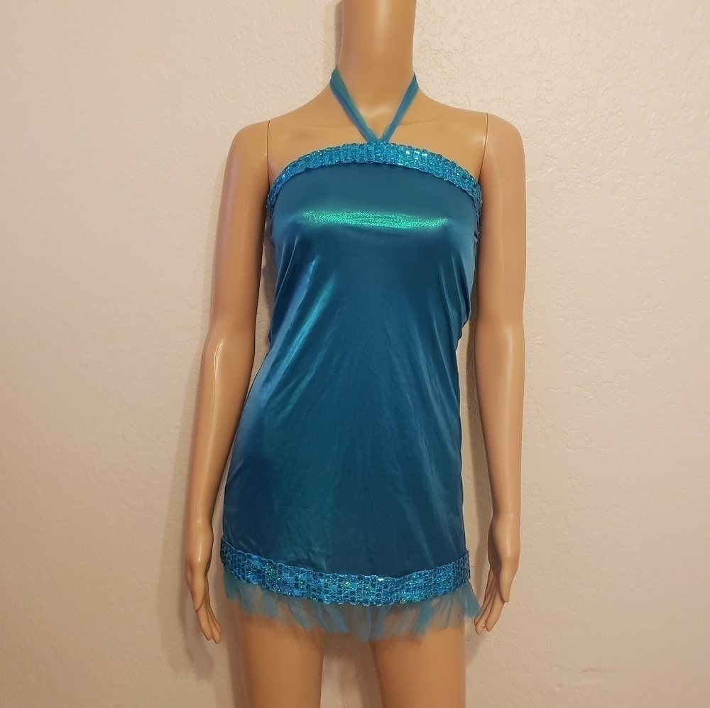 Kelle Mermaid Blue Costume Dress